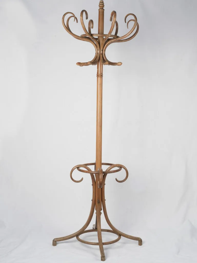 1920s Bentwood Hat & Coat Rack  / Hall Tree - 79½" x 30¼"