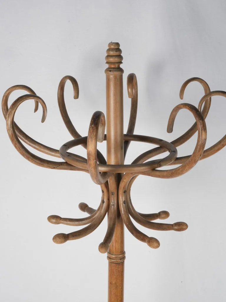 1920s Bentwood Hat & Coat Rack  / Hall Tree - 79½" x 30¼"