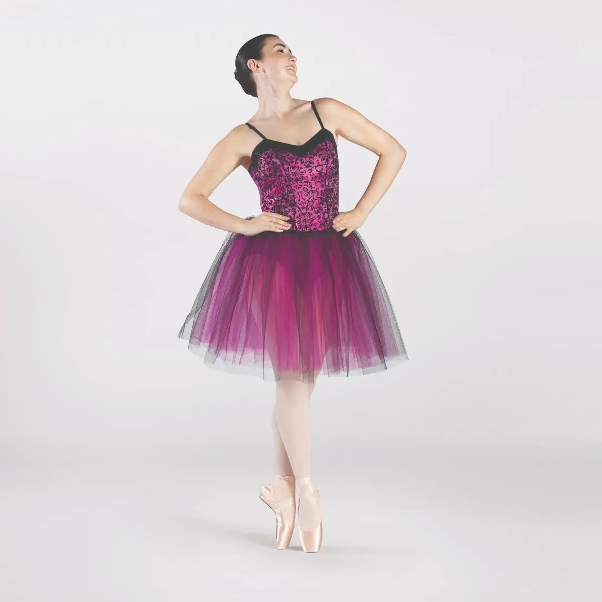 1st Position Velour and Sequin Bodice Romantic Tutu