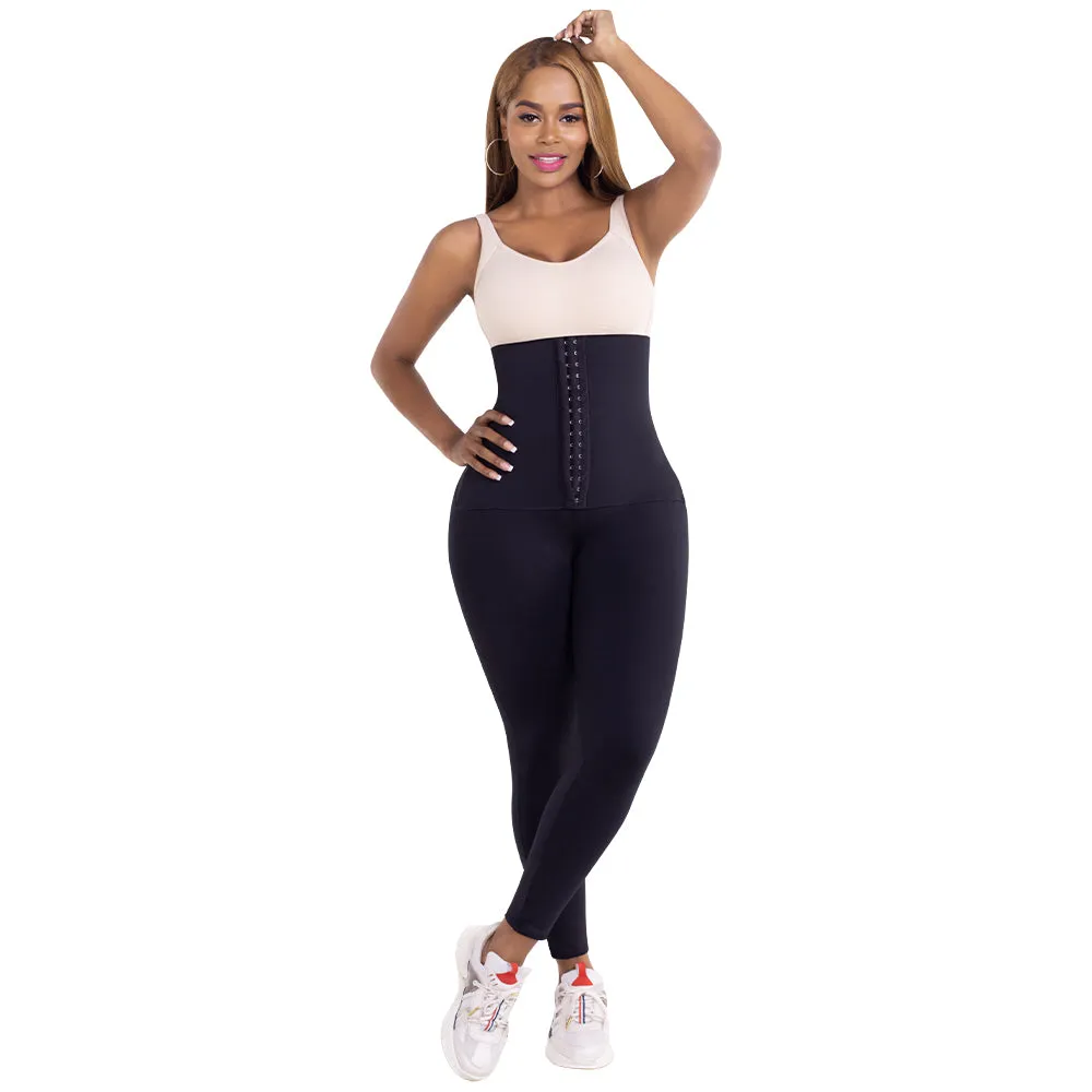 2 Line Waist Trainer Workout Pants D6039