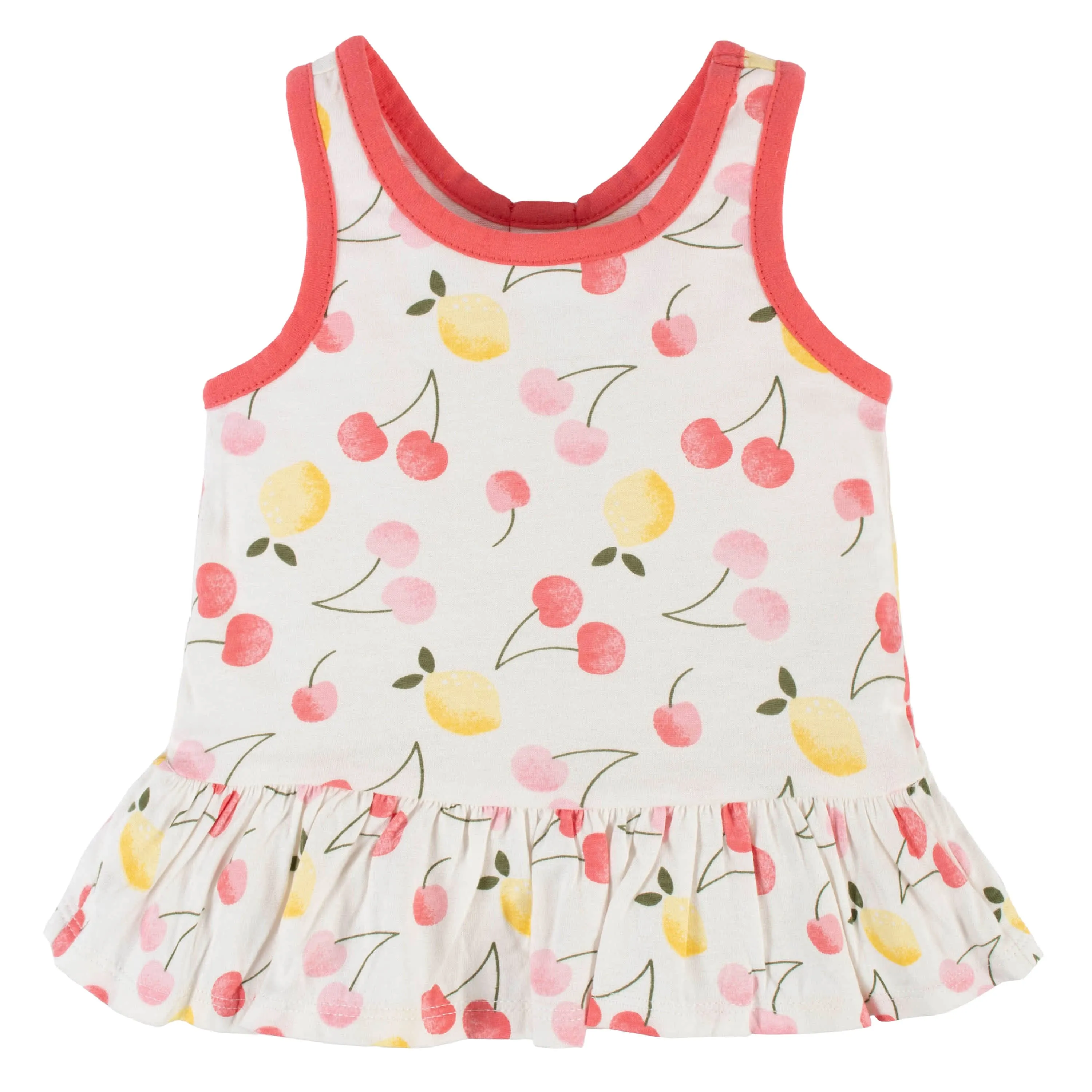 2-Piece Baby Girls Cherry Kisses Sleeveless Tunic & Legging Set