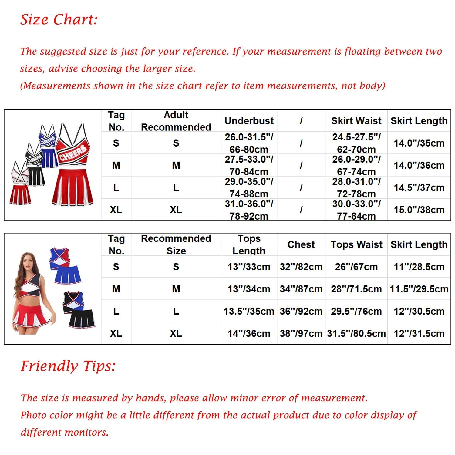 2 Piece Cheerleader Costume Cosplay Elastic Striped Shoulder Straps Back Cross Crop Top with High Waist Pleated Skirt