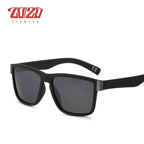 20/20 Men's Classic Polarized Driving Sunglasses Black Pl278