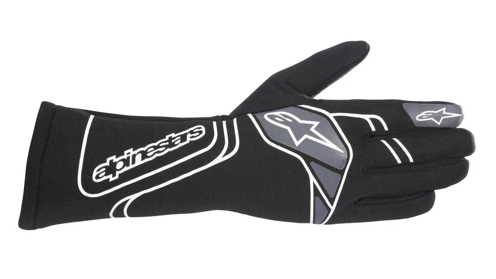 ALPINESTARS 3551523_10_XXL TECH 1 START v3 Racing gloves, FIA 8856-2018, black, Size 2XL