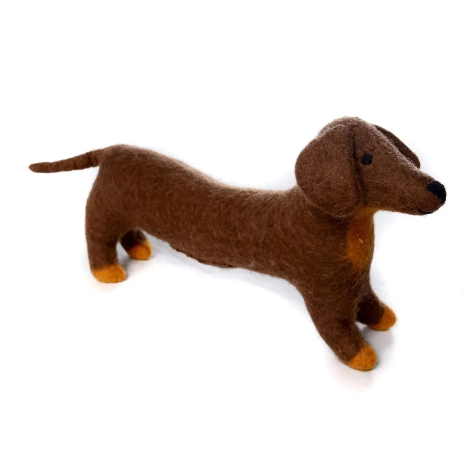 Amica Felt Long Sausage Dog Toy 21cm