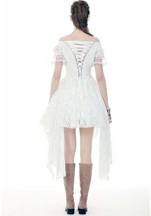 Arabella Steampunk [White] | DRESS