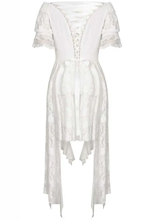 Arabella Steampunk [White] | DRESS