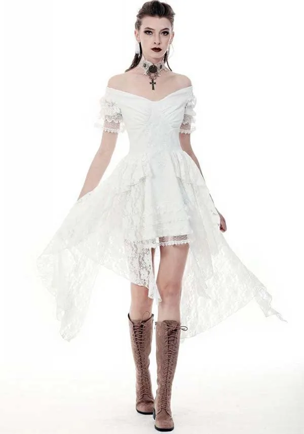 Arabella Steampunk [White] | DRESS