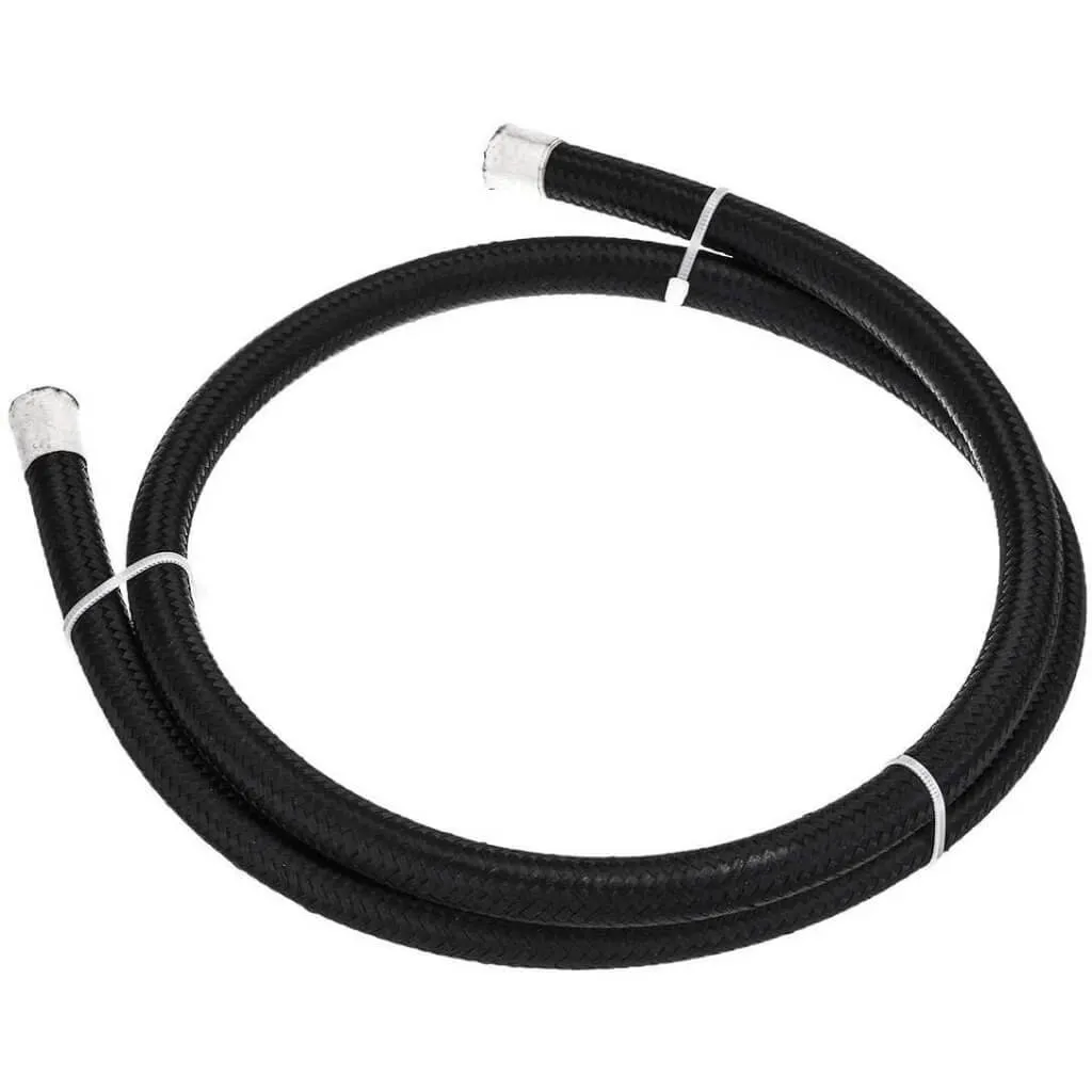 ARD AR0724-10-M PTFE Stainless Steel Braided Hose AN10 (with Black Nylon Line Braided Cover)