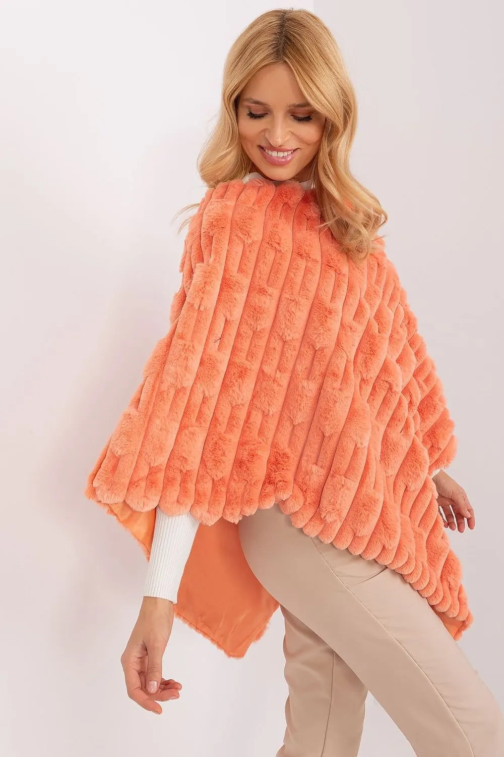 AT Cozy Textured Poncho