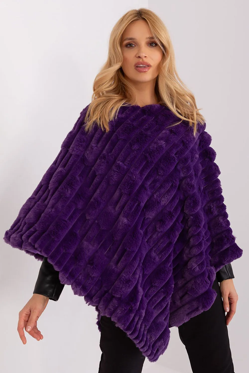 AT Cozy Textured Poncho