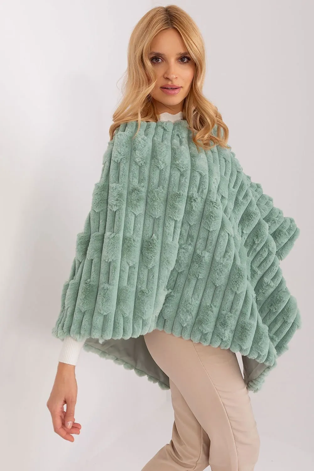 AT Cozy Textured Poncho