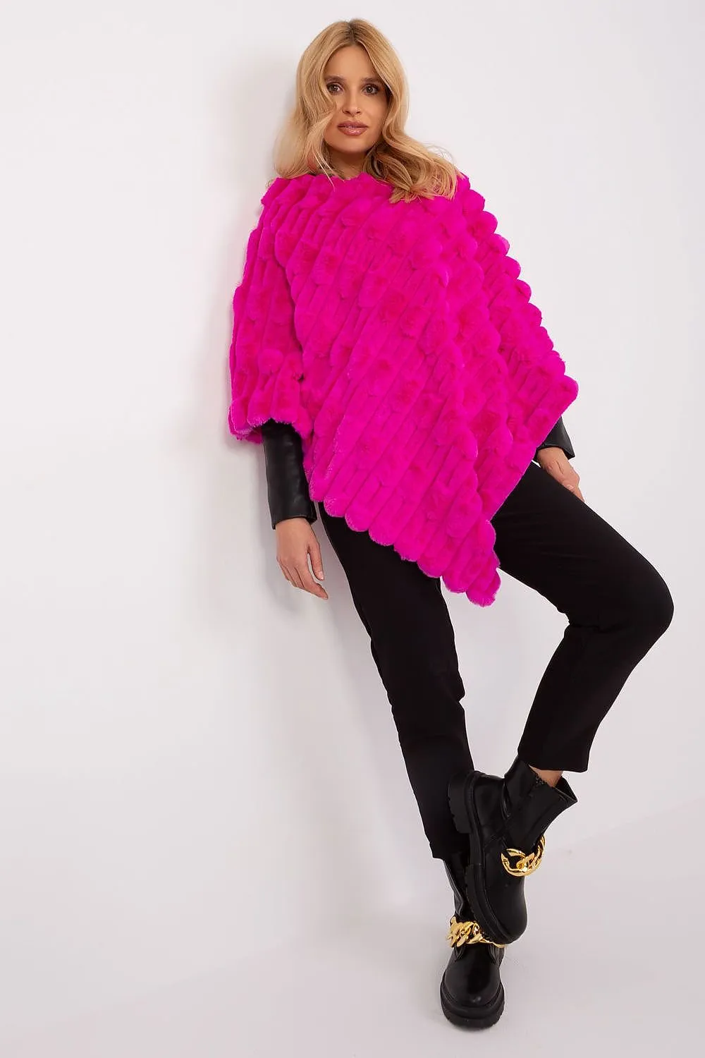 AT Cozy Textured Poncho