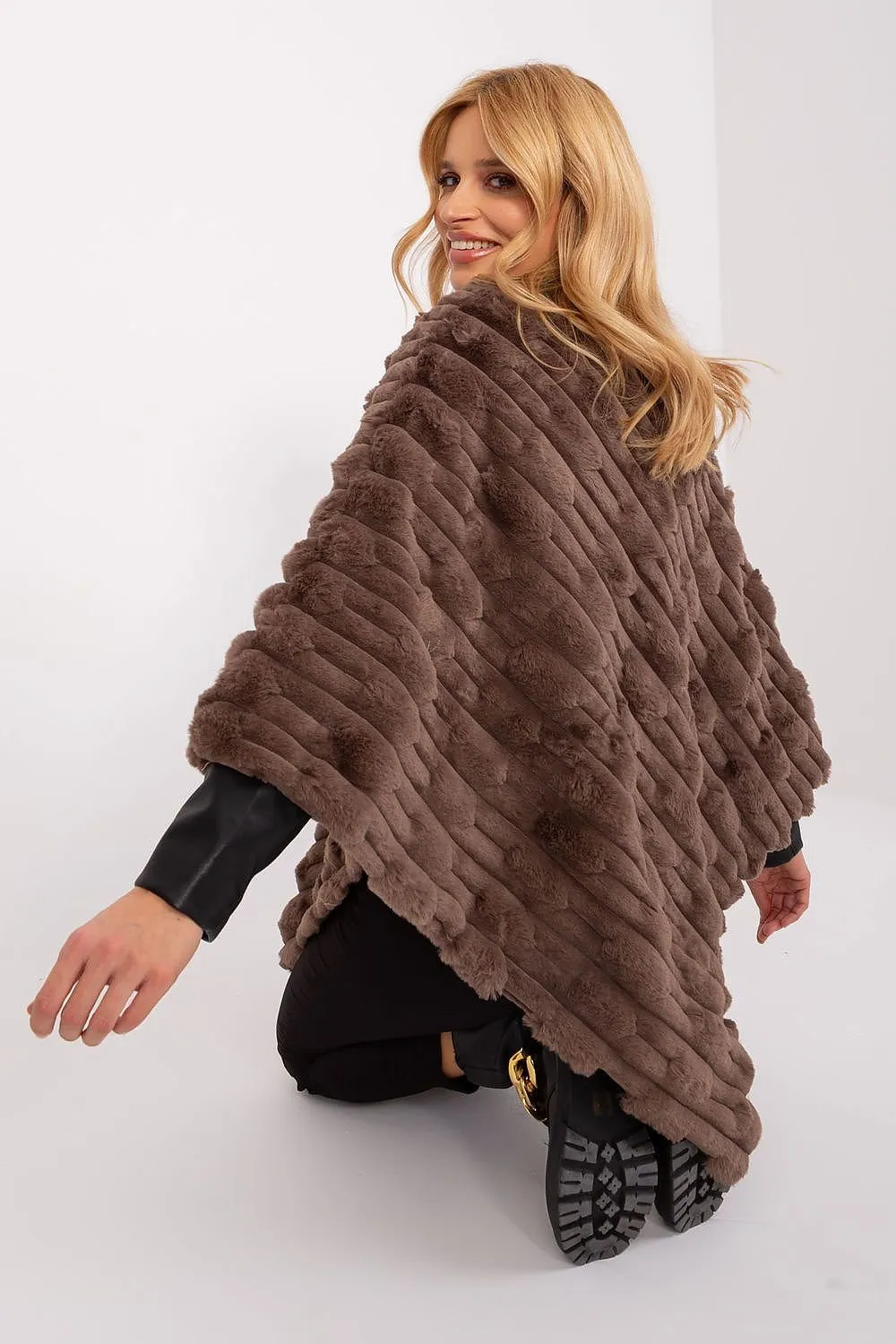 AT Cozy Textured Poncho