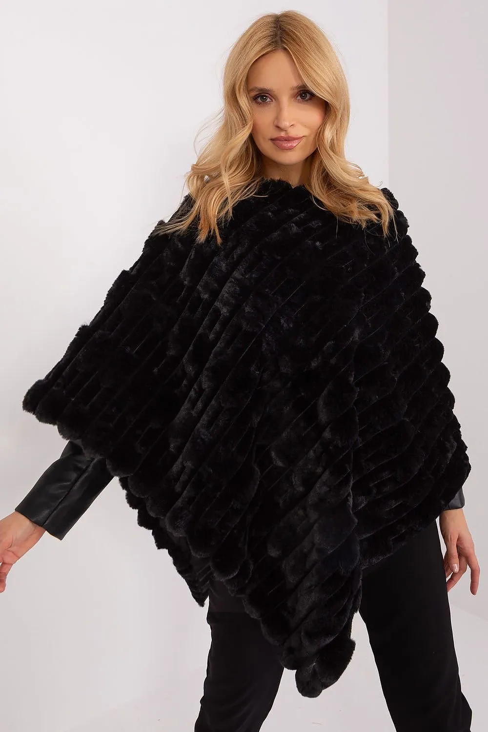 AT Cozy Textured Poncho