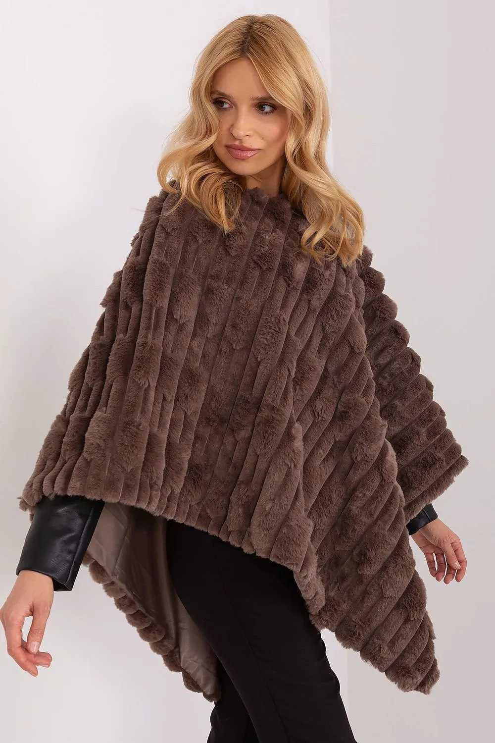 AT Cozy Textured Poncho