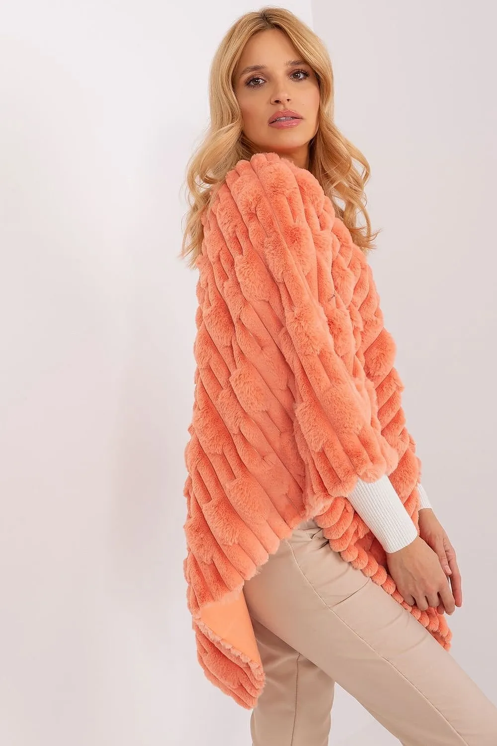 AT Cozy Textured Poncho