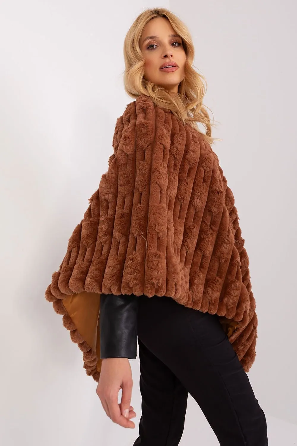 AT Cozy Textured Poncho