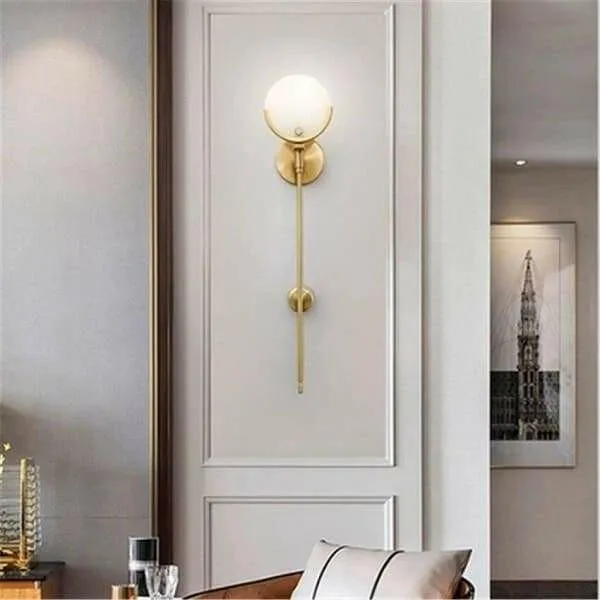 Attono - Modern Natural Marble Wall Lamp