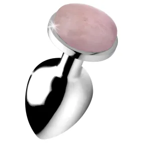 Authentic Rose Quartz Gemstone Anal Plug