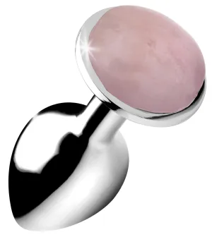 Authentic Rose Quartz Gemstone Anal Plug