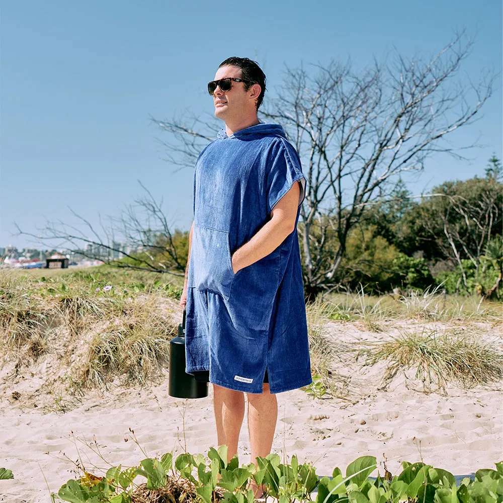 Beach Poncho - Navy