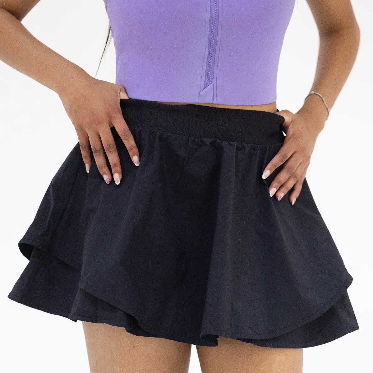 Belle-Rose Skort | Black