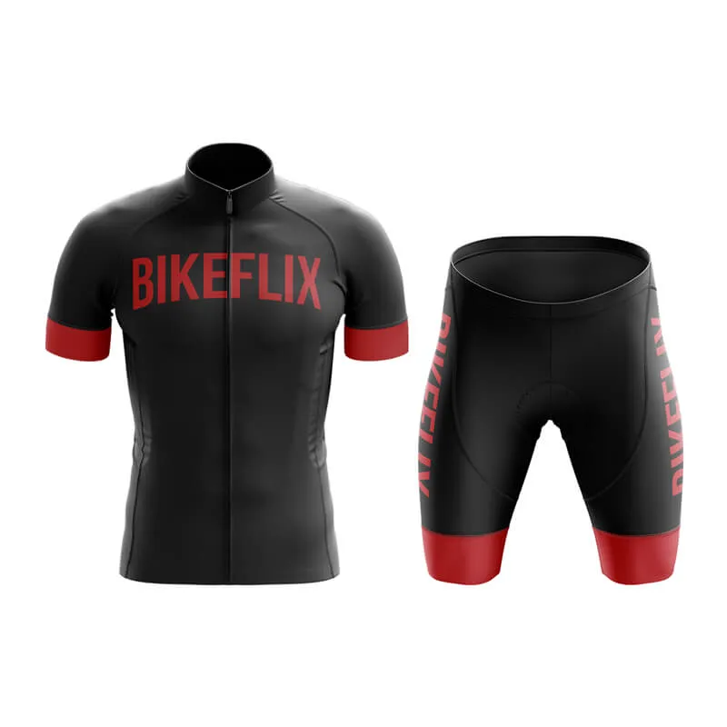 Bikeflix Club Cycling Kit (V2) (Black)