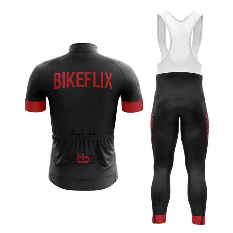 Bikeflix Club Cycling Kit (V2) (Black)