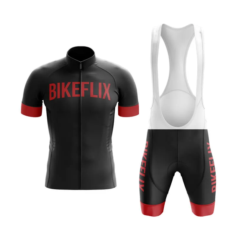 Bikeflix Club Cycling Kit (V2) (Black)