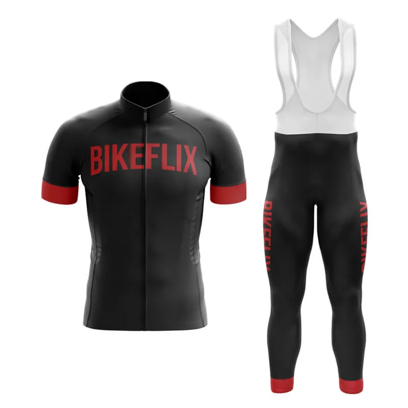 Bikeflix Club Cycling Kit (V2) (Black)