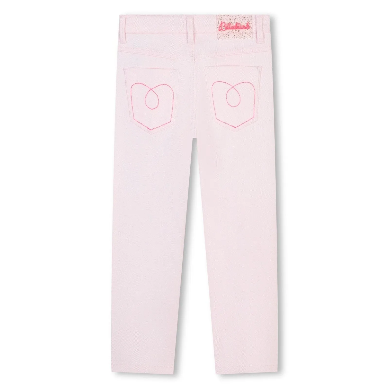 Billieblush Metallic Pink Denim Pants