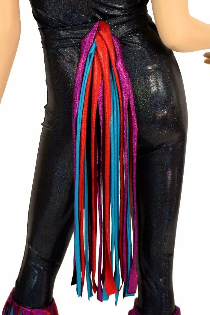 Black Holographic Unicorn Catsuit