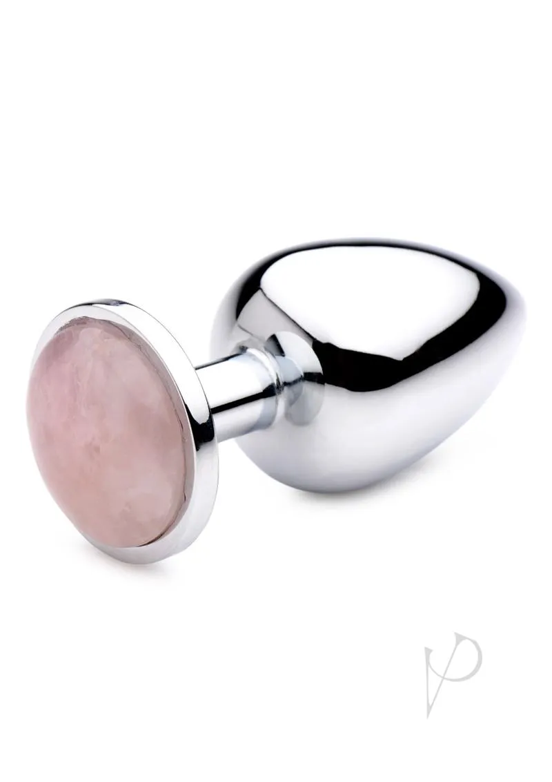 Booty Sparks Rose Quartz Gem Lg Plug