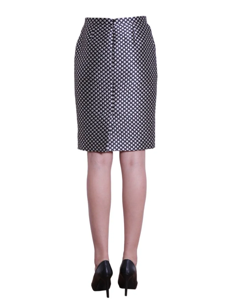 Boutique Moschino Polka Dot Pencil Skirt