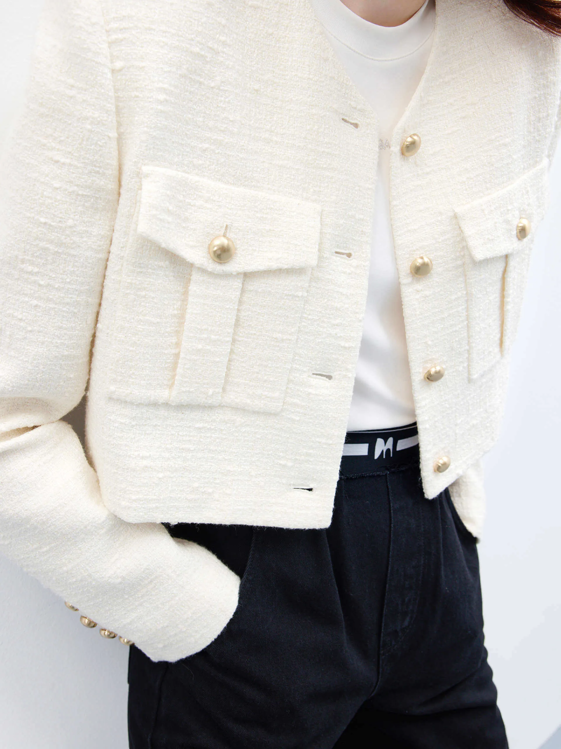 Boxy Fit Pocket Coat