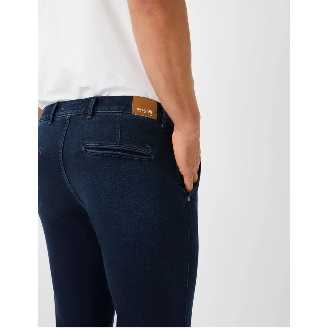 Brax Fabio Denim Chinos in Dark Blue Used 81-7247