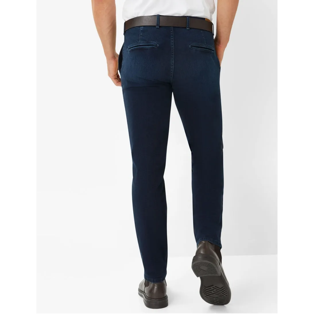 Brax Fabio Denim Chinos in Dark Blue Used 81-7247