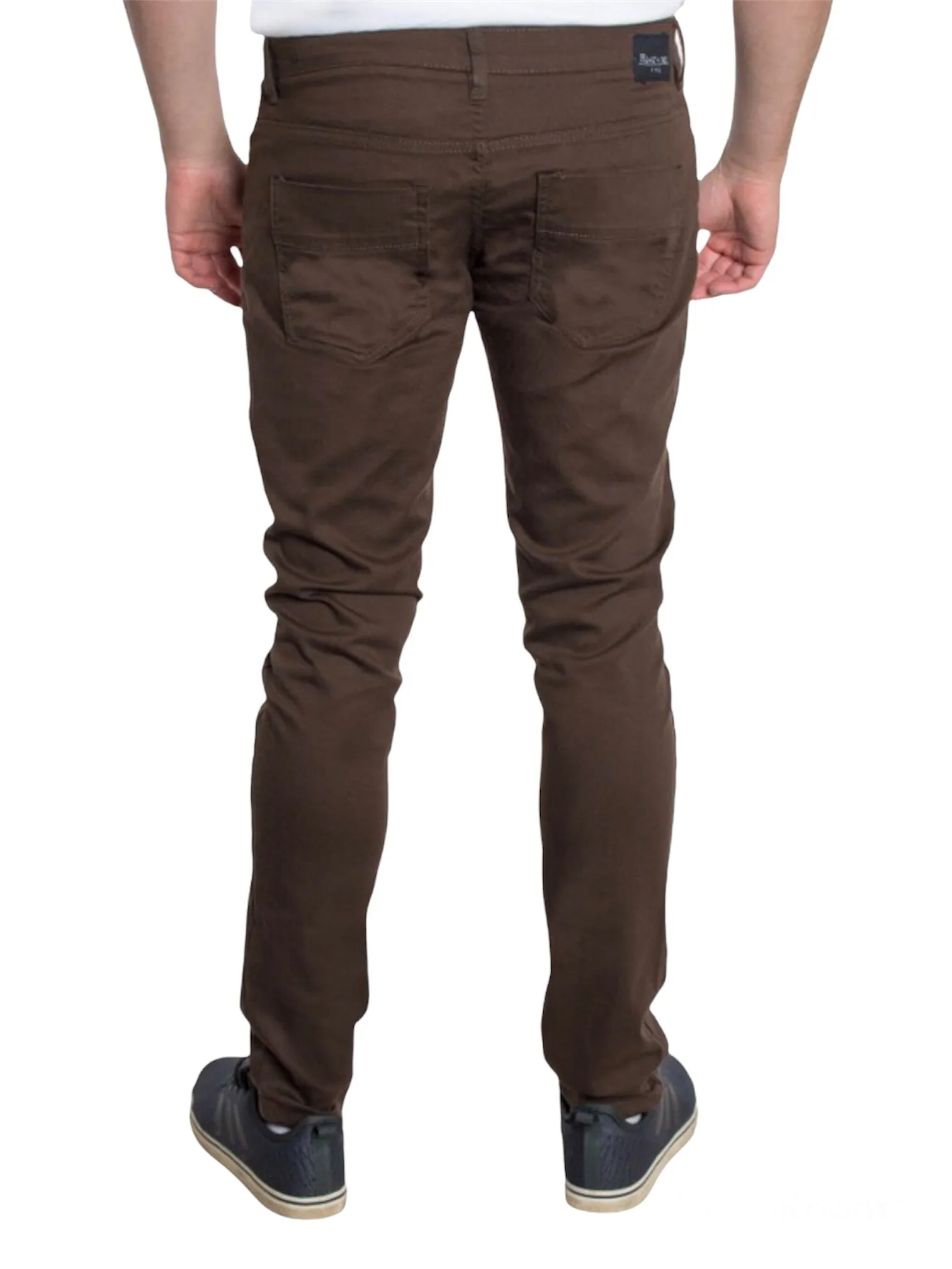 Brown Skinny Stretch Jeans