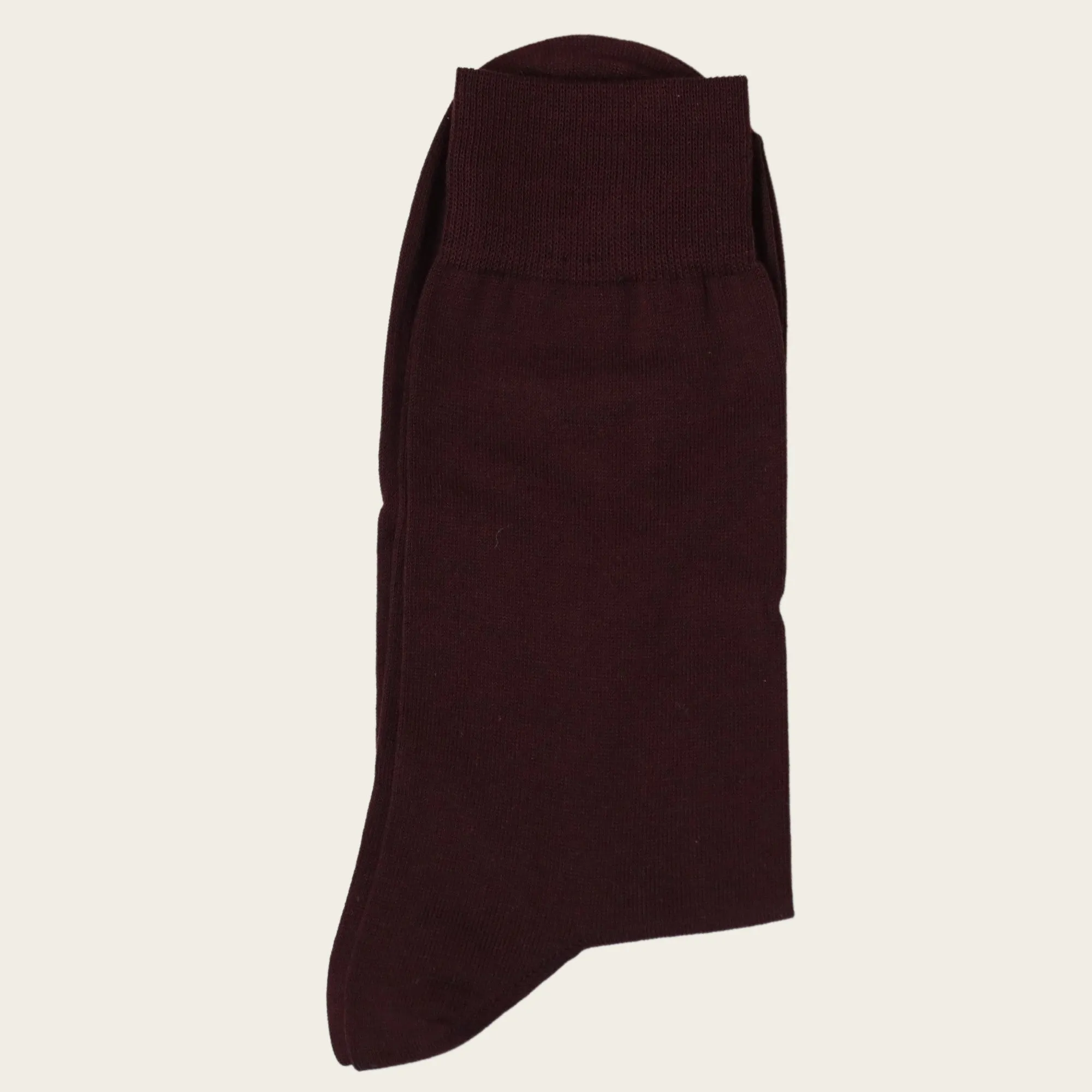 Burgundy Basic Short Socks