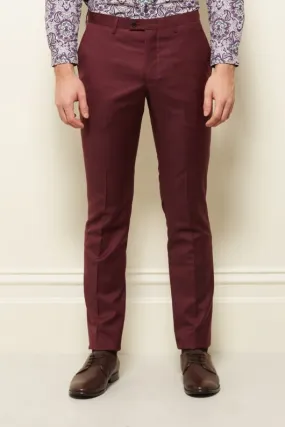 Burgundy Mod Pant