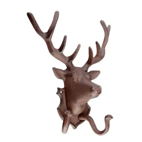 Cast Iron Stag Coat Hook