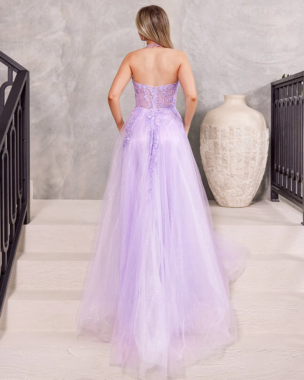 Clara Tulle Gown - Dusty Lavender [HIRE]