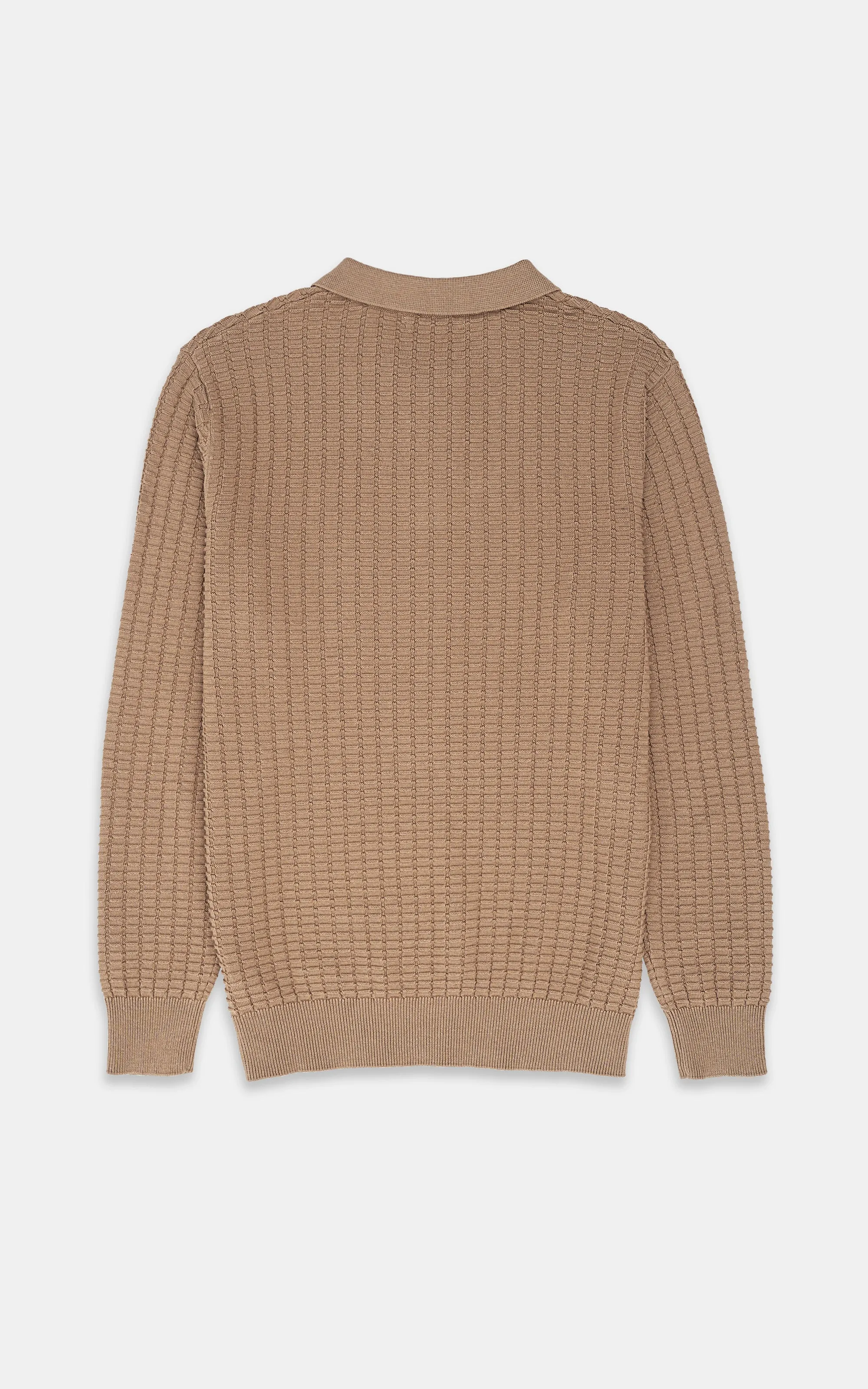 CLASSIC POLO SWEATER  KHAKI