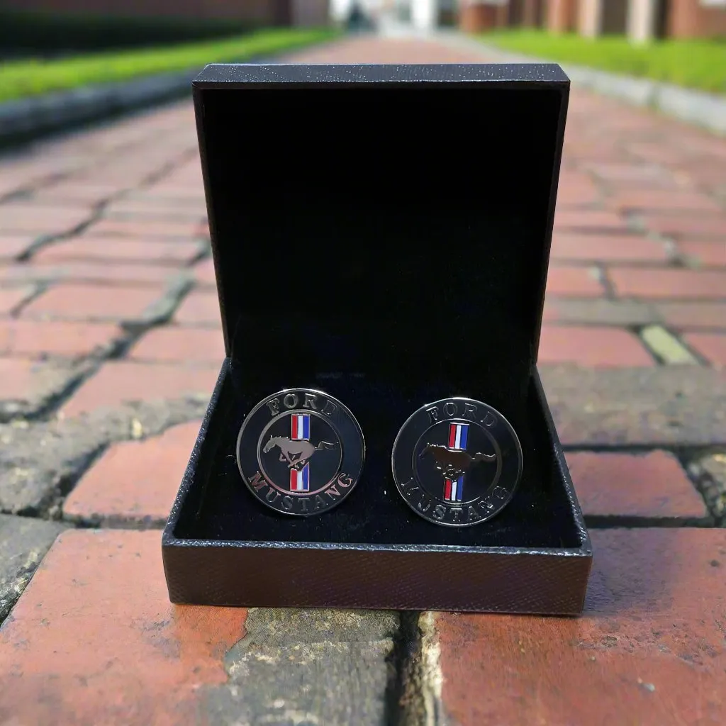 Cufflinks - Mustang Circle