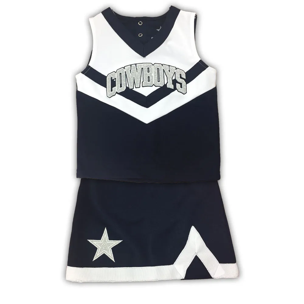 Dallas Cowboys Toddler Cheerleader Outfit