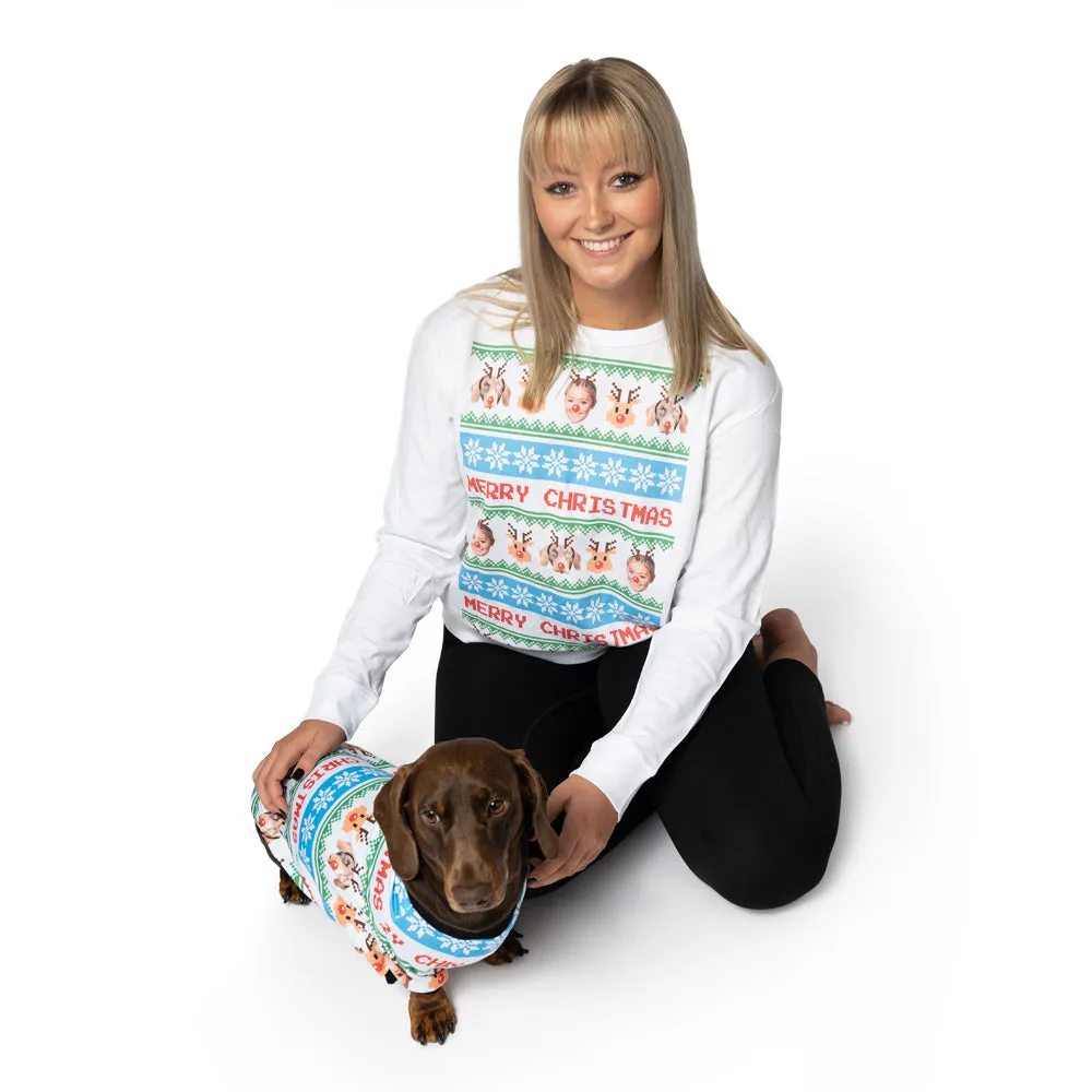 Dog & Owner Merry Christmas Dog Jumper