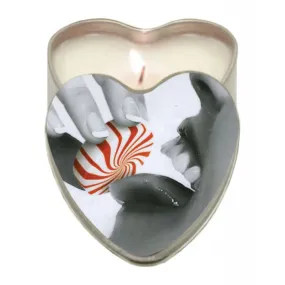 Earthly Body Hemp Edible Candle Heart Tin Peppermint