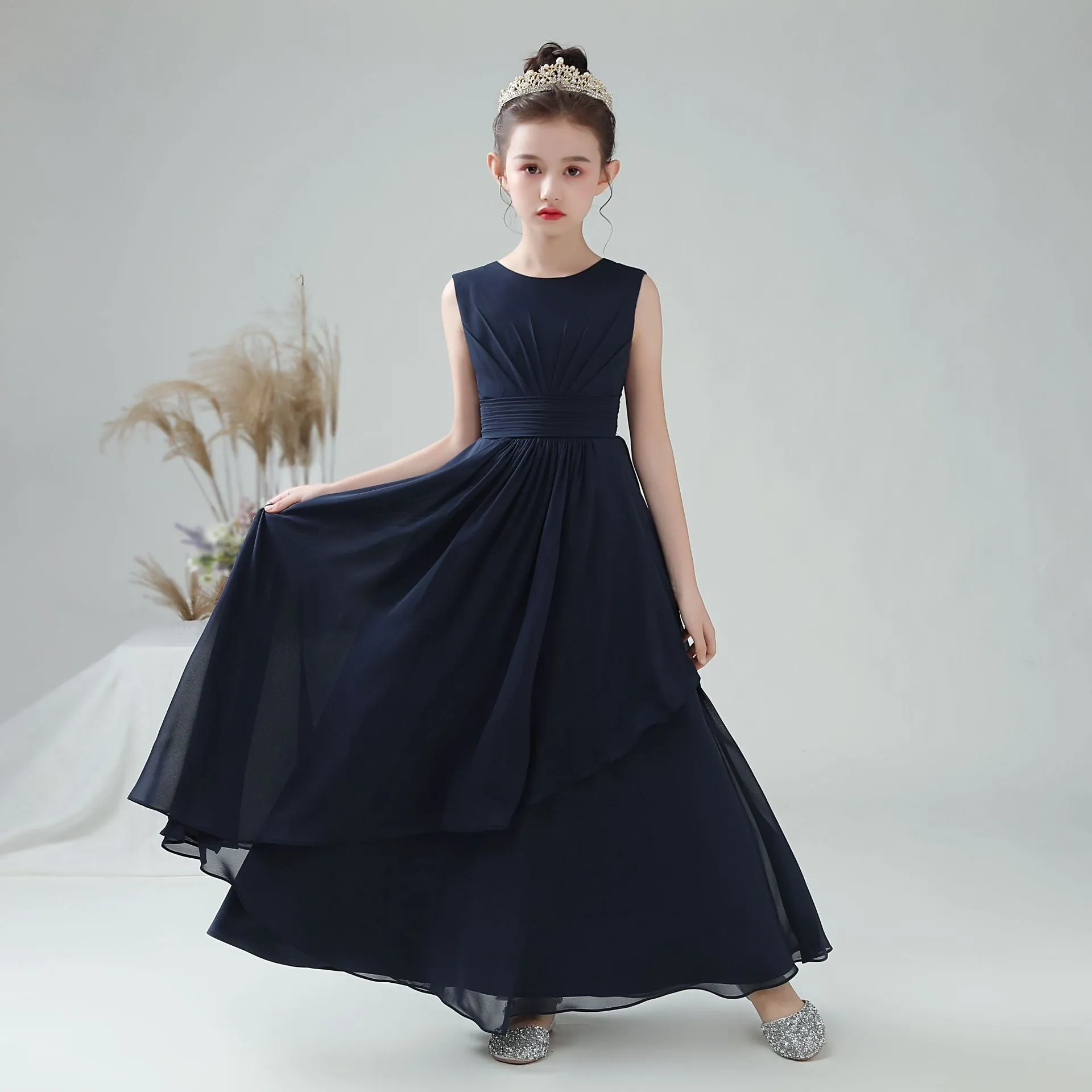 Elegant Princess Style Timeless Elegance Perfect Little Lady's Charm Flowing Skirt for a Fairy Tale Look