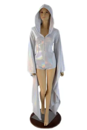 Flashbulb Kimono Sleeve Hoodie Romper